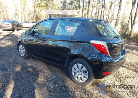 2012 Toyota Yaris Le from USA, damaged, VIN JTDKTUD39CD537409